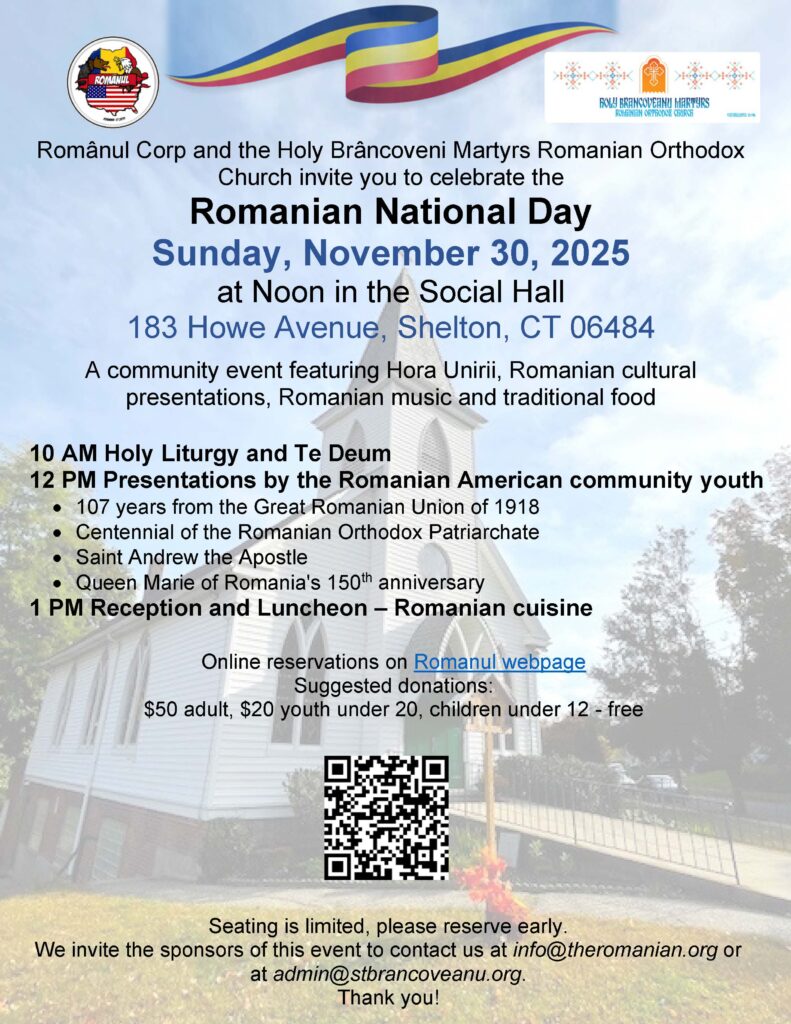 Romanian National Day at the Holy Brâncoveni Martyrs Romanian Orthodox Church