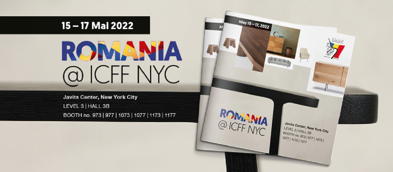 A delegation of Romanian furniture companies will be present at the the ICFF - International Furniture Fair New York