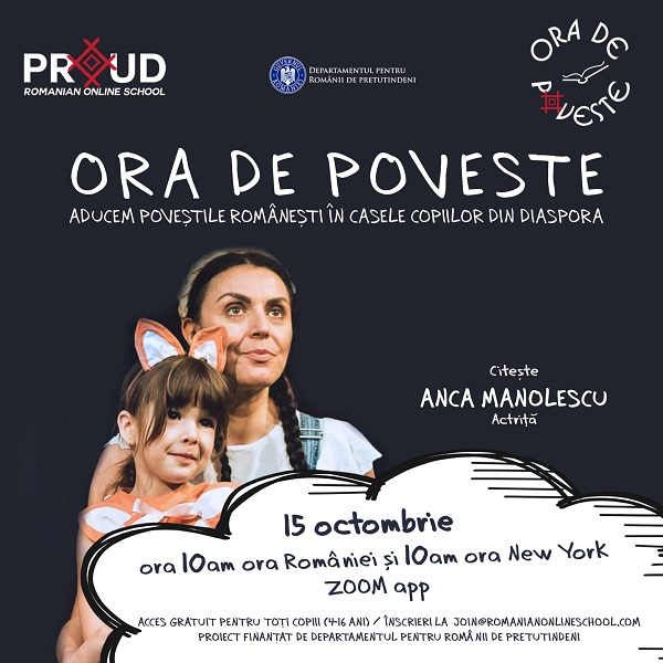 "Story Time - Romanian stories for Romanian children from the diaspora" with PROUD Online School