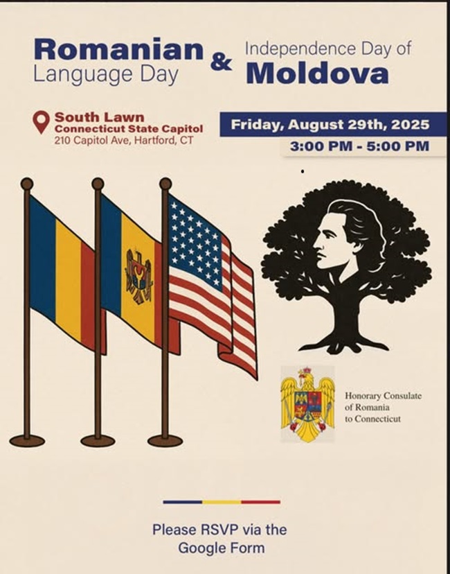 August 29 - Romanian Language Day and Independence Day of Moldova