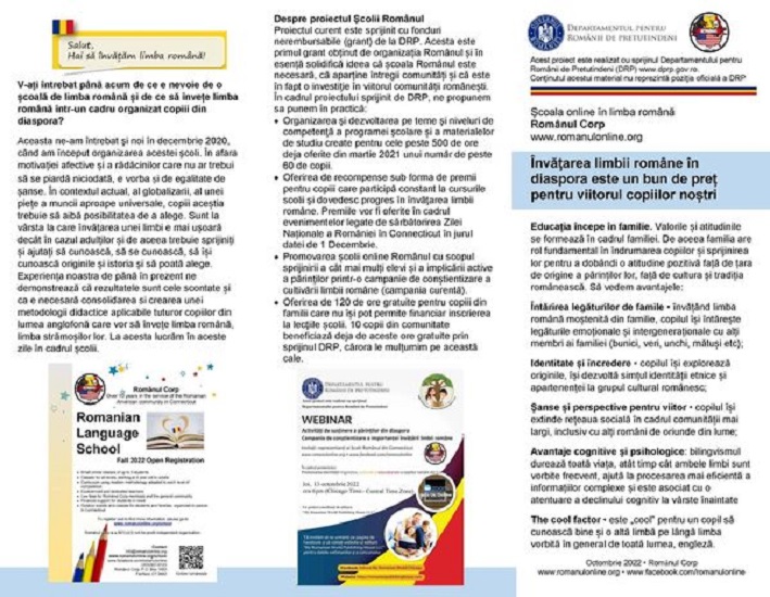 Learn about the importance of heritage language and bilingualism from the Romanian School in Connecticut