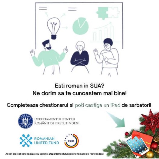 Romanian United Fund invites all Romanians living in the US to complete a short survey