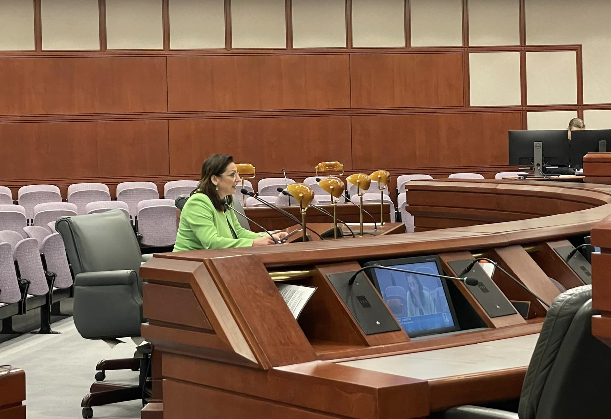 Honorary Consul Dana Bucin testified before the Judiciary Committee on March 3rd