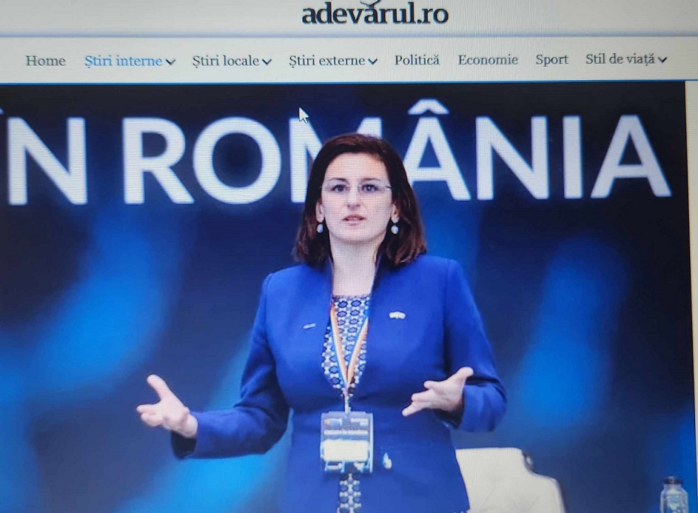 Honorary Consul Dana Bucin was featured in an article in Romanian periodical Adevărul