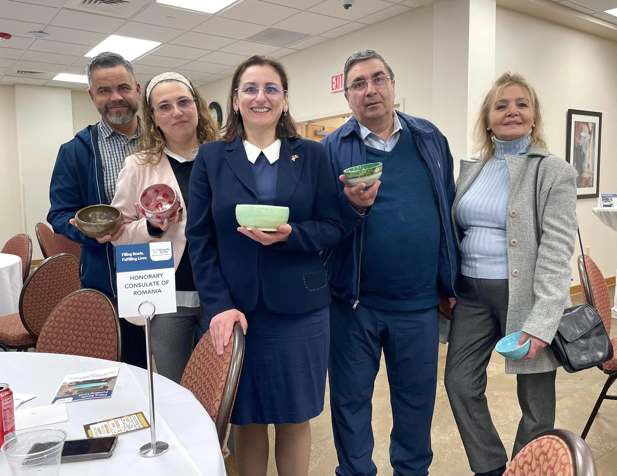 Honorary Consulate present a the Chrysalis Center, Inc. Annual Empty Bowls event