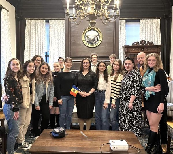 Meeting Romanian students at Harvard University on April 14th 2024