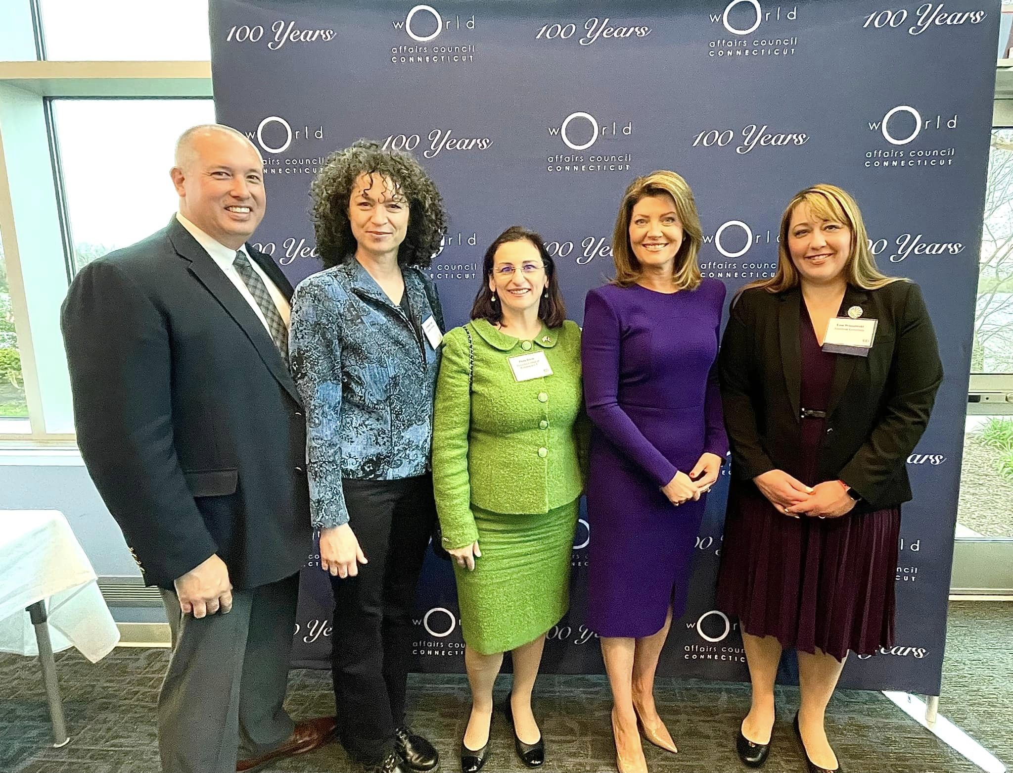 Centennial Celebration of World Affairs Council of Connecticut on April 19th