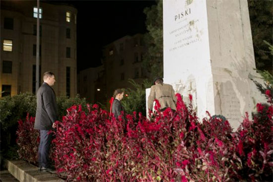 Commemorating the 1956 Revolution at the Bem Statue