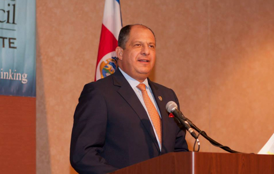 President Solis of Costa Rica visits Charlotte